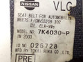 ремень безопасности Infiniti G35 3 поколение V35 2003, 3.5 л., i, VQ35DE, бензин, АКПП, серый, седан, H074101 - фото №6