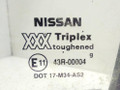 форточка задняя правая Nissan Primera P10 1995, красный, хетчбэк 5 дв., 43R-00004 - фото №2