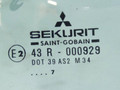 стекло двери задней правой Mitsubishi Carisma 1 поколение 1998, хетчбэк 5 дв., 43R-000929 - фото №2