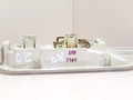 фонарь салона (плафон) Dacia Logan 1 поколение 2007, 1.5 л., DCi, K9K 792, дизель, 5МКПП, синий, седан, передний привод, 8200074362 - фото №3