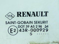 стекло двери передней левой Renault Espace 4 поколение 2005, 2.2 л., DCi, G9T 742, дизель, 6МКПП, минивэн, передний привод, 43R-000929, 8200015477 - фото №2