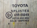 стекло двери задней левой Toyota Carina E 1 поколение T190 1995, 43R-00049 - фото №2