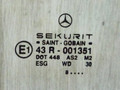 стекло двери передней левой Mercedes-Benz A-Класс W168 1998, 43R-001351 - фото №2