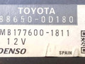 блок комфорта Toyota Yaris XP9 2006, 1.4 л., 1ND-TV, дизель, 5МКПП, серебристый, хетчбэк 3 дв., передний привод, 886500D180, MB177601811 - фото №2