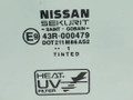 стекло двери передней левой Nissan Almera Tino V10 2002, 43R-000479, 80301BU001 - фото №2