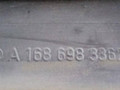 молдинг двери задней левой Mercedes-Benz A-Класс W168 V168.109 2001, 1.7 л., CDi, OM 668.942, дизель, 5МКПП, красный, хетчбэк 5 дв., передний привод, A1686983362 - фото №3