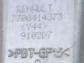 датчик удара Renault Scenic 1 поколение [рестайлинг] JA05 2001, 1.9 л., F9Q 732, дизель, 5МКПП, синий, минивэн, передний привод, 7700414373 - фото №4