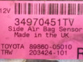 датчик удара Toyota Avensis 1 поколение (T220) 1999, 89860-05010, 203424-101 - фото №3
