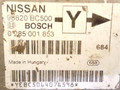 блок AirBag Nissan Micra 2 поколение (K11) 2000, BOSCH, 0285001853, 98820BC500 - фото №3
