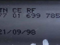фонарь салона (плафон) Renault Safrane 1 поколение [рестайлинг] 1999, 2.2 л., G8T 740, дизель, МКПП, синий, лифтбэк, передний привод, 7701699785 - фото №6