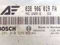 блок управления двигателем Ford Galaxy 1 поколение [рестайлинг] 2002, 1.9 л., TDi, AUY, дизель, 6МКПП, серебристый, минивэн, передний привод, BOSCH, 0281010629, 038906619FA, 28SA5592, YM2112A650KB - фото №4