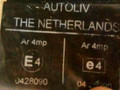 ремень безопасности Mitsubishi Carisma 1 поколение 1998, 570321300, 570185999H - фото №8