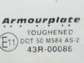 стекло двери передней левой Hyundai Trajet 1 поколение 2002, 43R-00086 - фото №2
