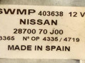 моторчик заднего стеклоочистителя (дворника) Nissan Primera P10 1994, хетчбэк 5 дв., 2870070J00 - фото №3