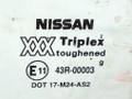 стекло двери задней левой Nissan Primera P11 1999, хетчбэк 5 дв., 43R-00003, 823012F000 - фото №2
