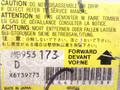 блок AirBag Mitsubishi Colt 5 поколение (CJO) 1997, MB953173, X6T39773 - фото №3