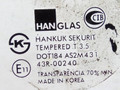 стекло двери передней левой Hyundai Trajet 1 поколение 2002, 43R-00240 - фото №2