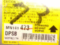 блок AirBag Mitsubishi Lancer 9 поколение 2004, MN141473, W2T62176 - фото №3