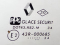 стекло кузовное боковое правое Renault Clio 1 поколение 1995, хетчбэк 5 дв., 43R-000685 - фото №2
