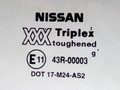стекло двери задней левой Nissan Primera P11 1998, хетчбэк 5 дв., 43R-00003, 823012F000 - фото №2