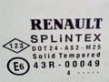 форточка передняя правая Renault Scenic 2 поколение 2004, 43R-00049, 8200120907 - фото №2