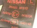 ремень безопасности Nissan Primera P11 [рестайлинг] 2001, 77-7P9004-1A, 868859F510 - фото №4