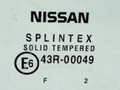 стекло двери задней левой Nissan Primera P12 2003, хетчбэк 5 дв., 43R-00049 - фото №2