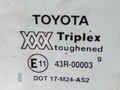 стекло двери задней правой Toyota Carina E 1 поколение T190 1996, седан, 43R-00003 - фото №2