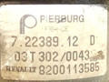 насос вакуумный Renault Kangoo 1 поколение 2003, 1.5 л., дизель, 5МКПП, серебристый, фургон, передний привод, 8200113585, 72238912D - фото №7