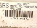 блок AirBag Honda Logo 1 поколение [рестайлинг] 2000, 77960-S50-N72 - фото №3
