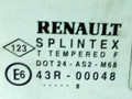 стекло двери передней правой Renault Scenic 1 поколение 1998, 43R-00048 - фото №2