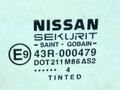 стекло двери передней левой Nissan Almera Tino V10 [рестайлинг] 2004, 43R-000479 - фото №2