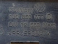заглушка (решетка) в бампер Volkswagen Golf 3 поколение 1999, 1J0853677 - фото №3