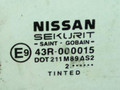стекло двери задней левой Nissan Almera Tino V10 2003, 43R-000015 - фото №2
