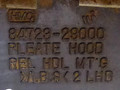 ручка открывания капота Hyundai Lantra J2 1995, 1.8 л., i, G4GM, бензин, МКПП, седан, передний привод, 84723-29000 - фото №3
