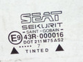 стекло двери передней левой SEAT Ibiza 2 поколение 1997, 43R-000016 - фото №2