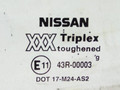стекло двери задней левой Nissan Primera P10 1994, 43R-00003 - фото №2