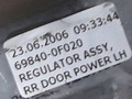 стеклоподъемник электрический задний левый Toyota Corolla Verso 2 поколение AR10 2006, 69840-0F020, 997249-102 - фото №7