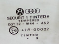 стекло двери задней левой Volkswagen Passat B3 1989, седан, 43R-00022 - фото №2