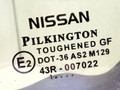 форточка задняя левая Nissan Almera N16 2001, хетчбэк 5 дв., AS-2, 43R-007022, 82263BM701 - фото №3