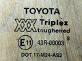 стекло двери передней правой Toyota Carina E 1 поколение T190 1996, 43R-00003 - фото №2