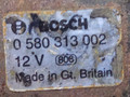 насос топливный Honda Civic 6 поколение (EJ/EK/EM) 1996, 1.6 л., i, бензин, BOSCH, 0580313002 - фото №3