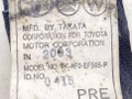 ремень безопасности Toyota Corolla 9 поколение (E120/E130) [рестайлинг] 2003, TK-AF0-EF595-P - фото №5