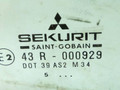 стекло двери задней правой Mitsubishi Carisma 1 поколение 1995, хетчбэк 5 дв., 43R-000929 - фото №2