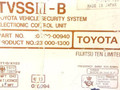 блок управления сигнализацией Toyota Camry 5 поколение XV20 1999, 2.2 л., i, бензин, 237000-1300 - фото №2
