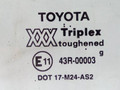 стекло двери передней правой Toyota Carina E 1 поколение T190 1995, 43R-00003 - фото №2