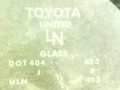 форточка задняя левая Toyota Camry 6 поколение XV30 2003, бордовый - фото №3