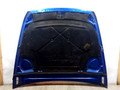 капот Peugeot 607 1 поколение 2004, синий, 7901L2 - фото №2