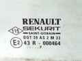 стекло двери задней левой Renault Safrane 1 поколение [рестайлинг] 2000, 43R-000464 - фото №2