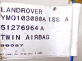 подушка безопасности пассажира Land Rover Freelander 1 поколение 2001, PO91QH, FXPP2811094, YMQ103080A, 51276964A - фото №6